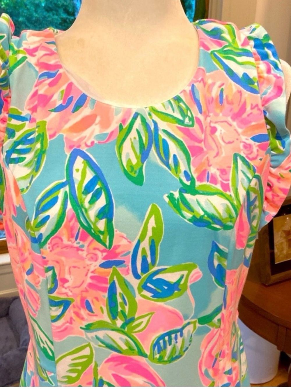 Lilly Pulitzer Carmelisa Multi Totally Blossom Shift Dress - Picture 5 of 9